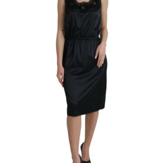 Ralph Lauren Brown V-neck Shift Knee Length Viscose Dress