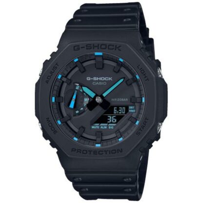 Ανδρικά Ρολόγια Casio G-Shock GA-2100-1A2ER Ψηφιακό Αναλογικό Μαύρο