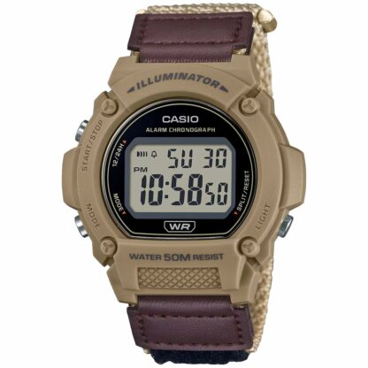 Ανδρικά Ρολόγια Casio Illuminator W-219HB-5A Γκρι (Ø 47 mm)