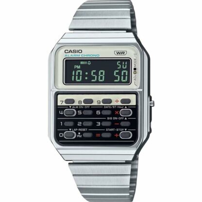 Ανδρικά Ρολόγια Casio CA-500WE-7BEF Ασημί (Ø 34 mm)