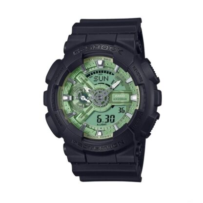 Ανδρικά Ρολόγια Casio G-Shock GA-110CD-1A3ER Μαύρο Πράσινο