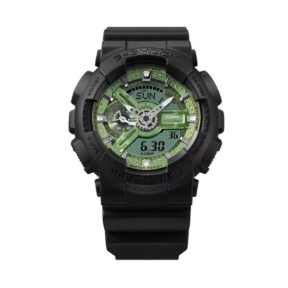 Ανδρικά Ρολόγια Casio G-Shock GA-110CD-1A3ER Μαύρο Πράσινο