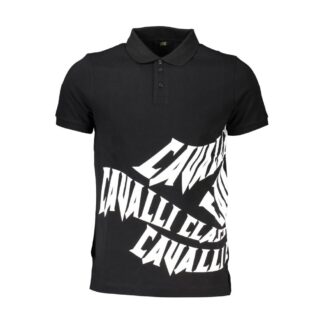 Cavalli Class White Cotton Men Polo