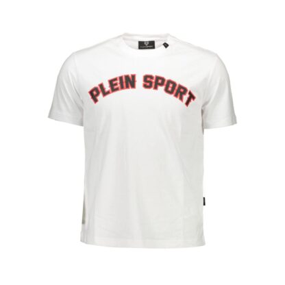 Plein Sport White Cotton Men T-Shirt