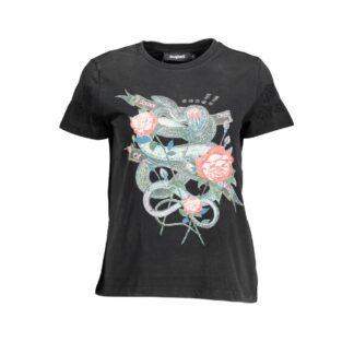 Desigual Pink Cotton Women Top