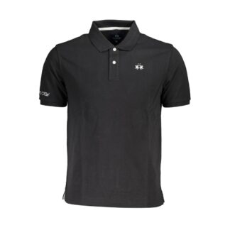 La Martina White Cotton Men Polo Shirt