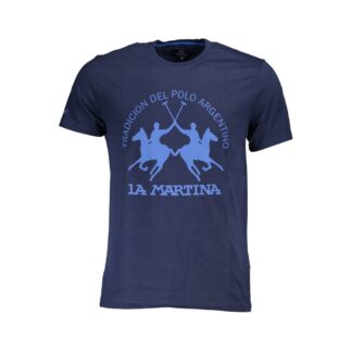 La Martina Red Cotton Men T-Shirt