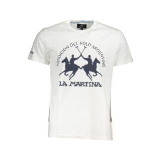 La Martina Red Cotton Men T-Shirt