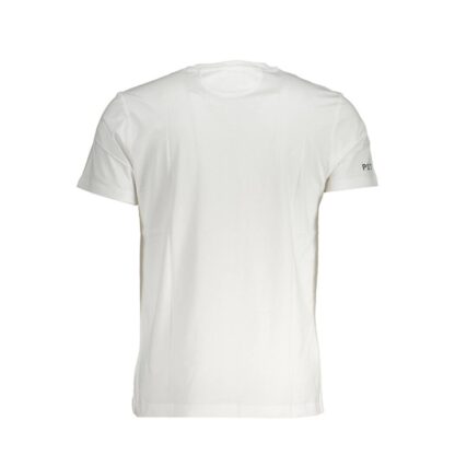 La Martina White Cotton Men T-Shirt