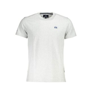 La Martina White Cotton Men T-Shirt