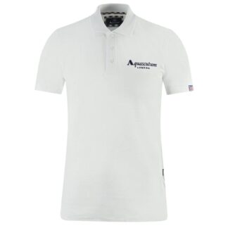 Aquascutum Elegant Cotton Polo with Signature Details