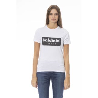 Baldinini Trend Purple Cotton Women T-Shirt