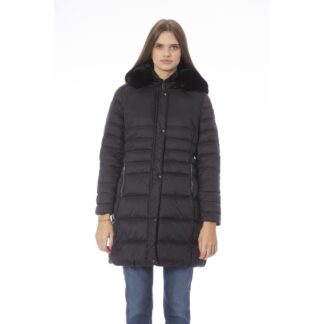 Baldinini Trend Black Nylon Women Jacket