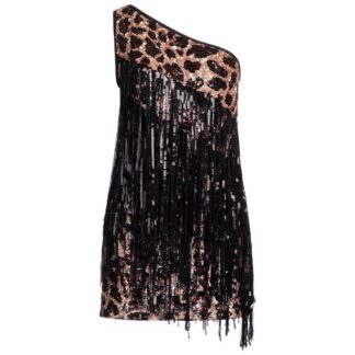 PINKO Black Polyester Dress