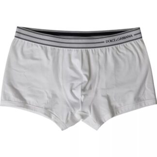 Dolce & Gabbana Black Logo Cotton Stretch Brando Slip Underwear