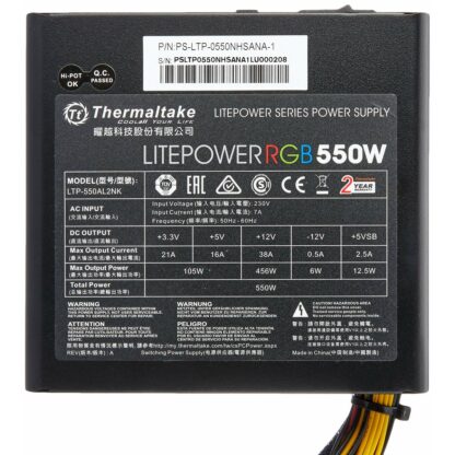 Τροφοδοσία Ρεύματος THERMALTAKE PS-LTP-0550NHSANE-1 ATX 550 W