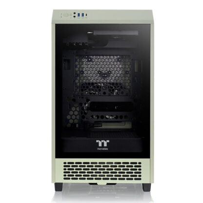 Κουτί Μέσος Πύργος ATX THERMALTAKE Tower 200 Μαύρο Πράσινο