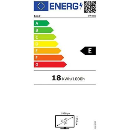 BenQ SW240 LED 61.2 cm (24.1 inch) EEC E (A - G) 1920 x 1200 p Full-HD+ 5 ms HDMI™, DisplayPort, DVI, Headphone jack (3. - Οθόνη 9H.LH2LB.QBE 24″ FHD 24″ IPS LCD