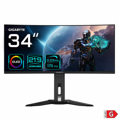 Οθόνη Gigabyte MO34WQC 34" 175 hz Wide Quad HD