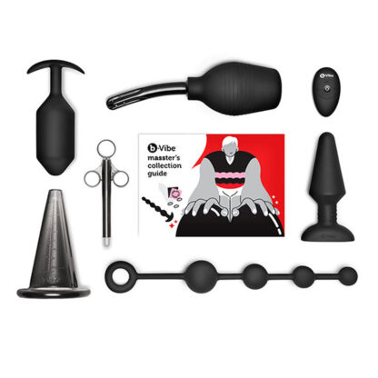 Μεγάλο Κιτ Απόλαυσης Anal Training B-Vibe Anal Education Set: Μαύρο