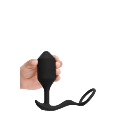 Πρωκτικό Plug B-Vibe Vibrating Snug Μαύρο XL