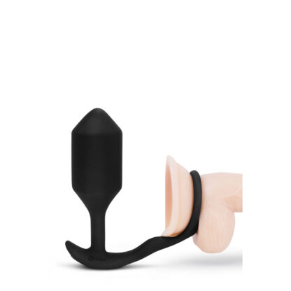 Πρωκτικό Plug B-Vibe Vibrating Snug Μαύρο XL