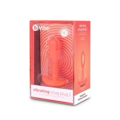 Πρωκτικό Plug B-Vibe Vibrating Snug Πορτοκαλί