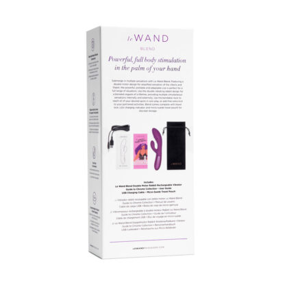 Δονητής σημείου G Le Wand Blend Μωβ