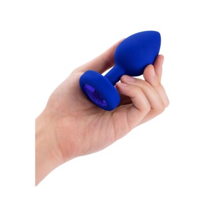 Δονητής B-Vibe Vibrating Jewel Μπλε Ναυτικό Μπλε L/XL