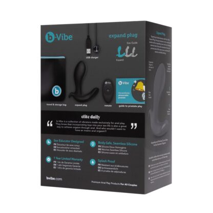 Πρωκτικό Plug B-Vibe EXPAND Μαύρο