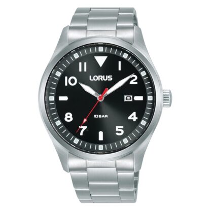 Ανδρικά Ρολόγια Lorus RH923QX9 Μαύρο Ασημί