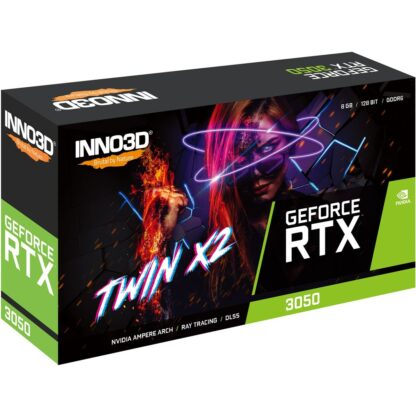 Κάρτα Γραφικών INNO3D N30502-08D6-1711VA41 8 GB GDDR6 Nvidia GeForce RTX 3050