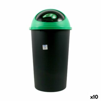 Κάδος για τα Σκουπίδια Tontarelli Big hoop Κίτρινο Μαύρο 50 L (x10)