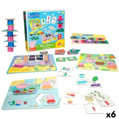 Εκπαιδευτικό παιχνίδι Peppa Pig Edu Games Collection 24,5 x 0,2 x 24,5 cm (x6) 10 σε 1