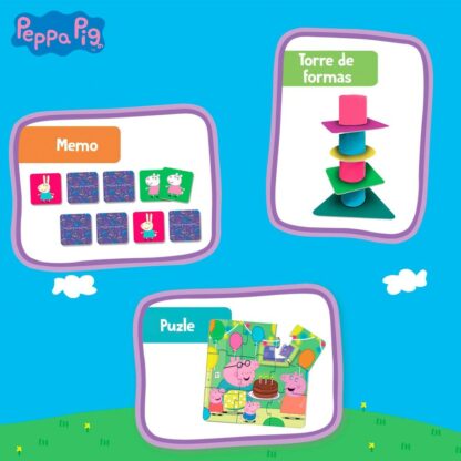 Εκπαιδευτικό παιχνίδι Peppa Pig Edu Games Collection 24,5 x 0,2 x 24,5 cm (x6) 10 σε 1