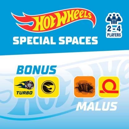 Επιτραπέζιο Παιχνίδι Hot Wheels Speed Race Game (x6)