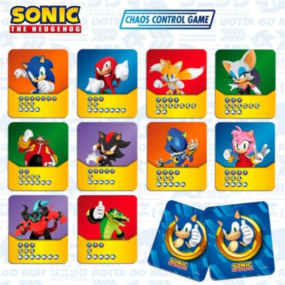 Επιτραπέζιο Παιχνίδι Sonic Chaos Control Game (x6)