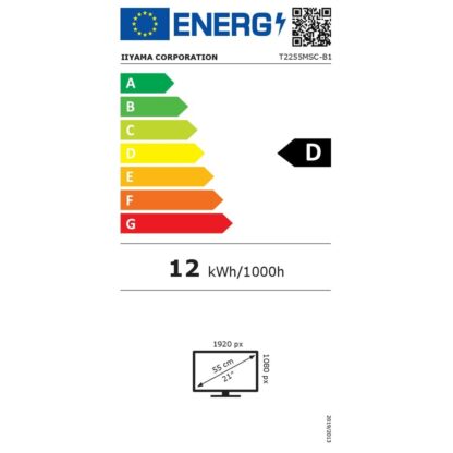 Οθόνη Iiyama T2255MSC-B1 Full HD 22" 60 Hz