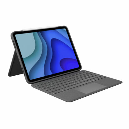 Πληκτρολόγιο Logitech Folio Touch Ισπανικά Γκρι Πληκτρολόγιο Qwerty QWERTY