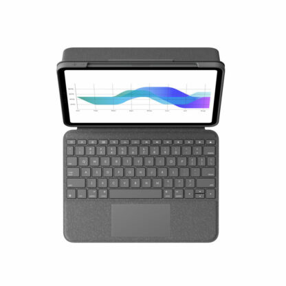 Πληκτρολόγιο Logitech Folio Touch Ισπανικά Γκρι Πληκτρολόγιο Qwerty QWERTY