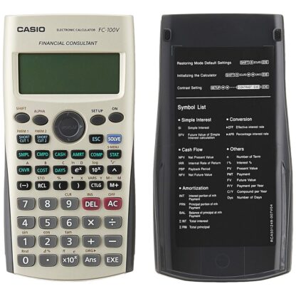 Επιστημονική Αριθμομηχανή Casio FC-100V Μαύρο Γκρι