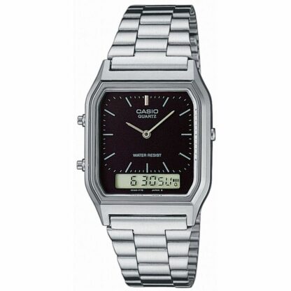 Unisex Ρολόγια Casio EDGY COLLECTION - BLACK Μαύρο Ασημί