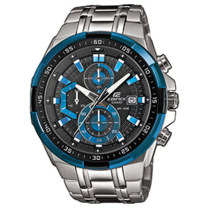 Ανδρικά Ρολόγια Casio EFR-539D-1A2VUEF Μαύρο Ασημί