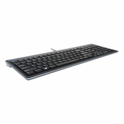 Πληκτρολόγιο Kensington Advance Fit AZERTY Μαύρο Ματ μαύρο γαλλικά AZERTY