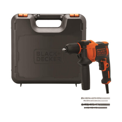 Σετ τρυπανιών και αξεσουάρ Black & Decker BEH710K-QS 230 V 710 W