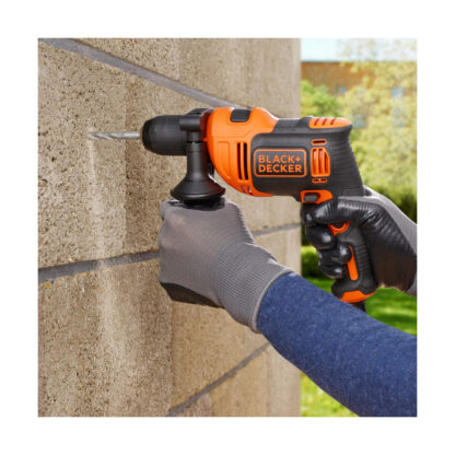 Σετ τρυπανιών και αξεσουάρ Black & Decker BEH710K-QS 230 V 710 W