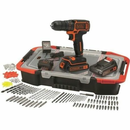 Τρυπάνι-βιδωτήρι Black & Decker BDCDC18BAST-QW 18 V 15 Nm