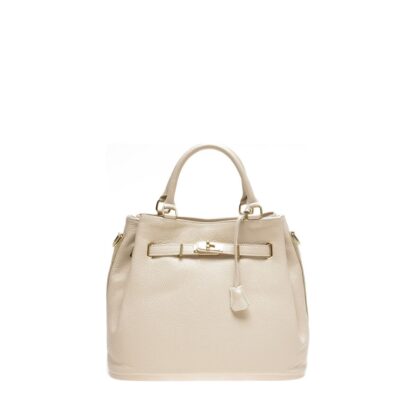 Γυναικεία Τσάντα Anna Luchini SS22-AL-1762-BEIGE Μπεζ 36 x 29 x 17 cm