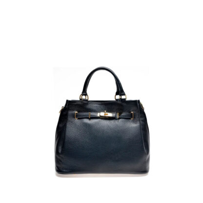 Γυναικεία Τσάντα Anna Luchini SS22-AL-1762-NERO Μαύρο 36 x 29 x 17 cm