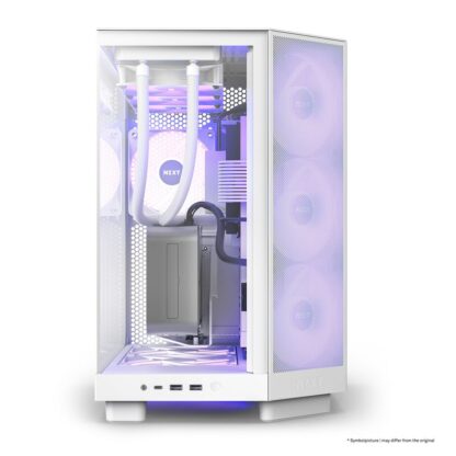 Κουτί Μέσος Πύργος ATX NZXT CC-H61FW-R1 Μπλε Λευκό Κόκκινο Πράσινο